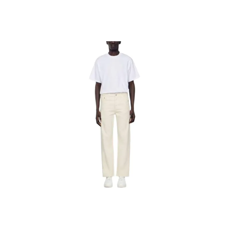Sandro Cotton Jeans Jeans Men's White-2