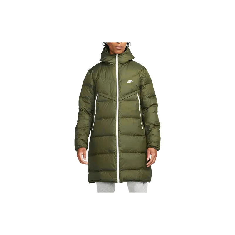 Nike Down Jackets Men Army Green-3