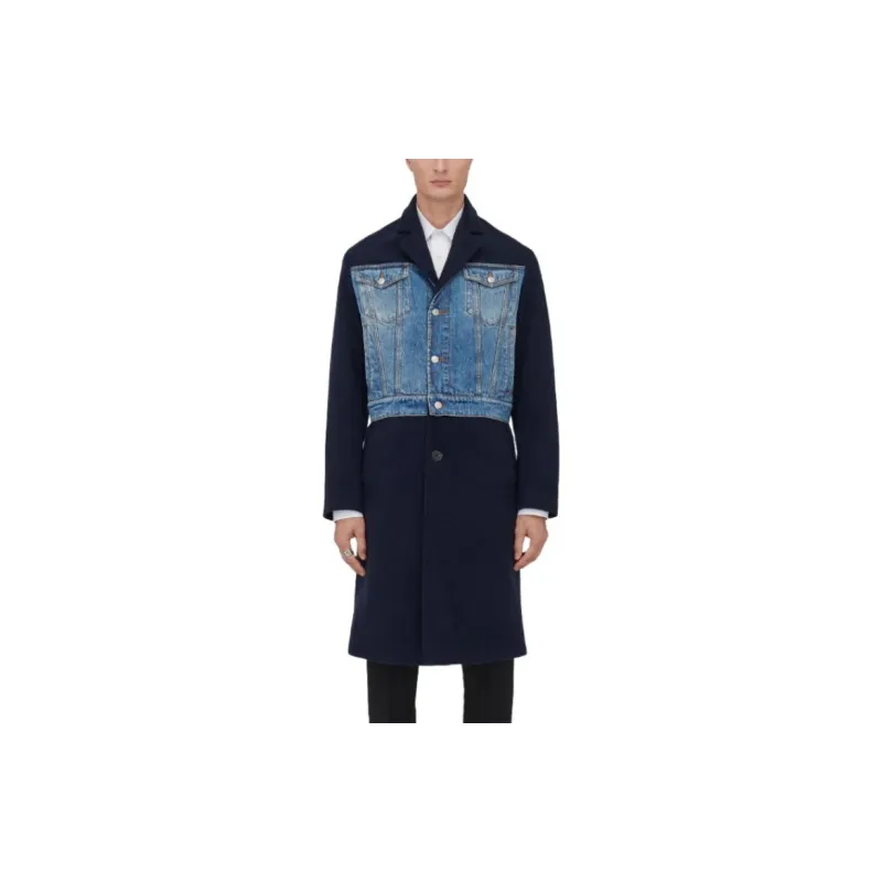 Alexander McQueen Hybrid Single breasted Coat-4
