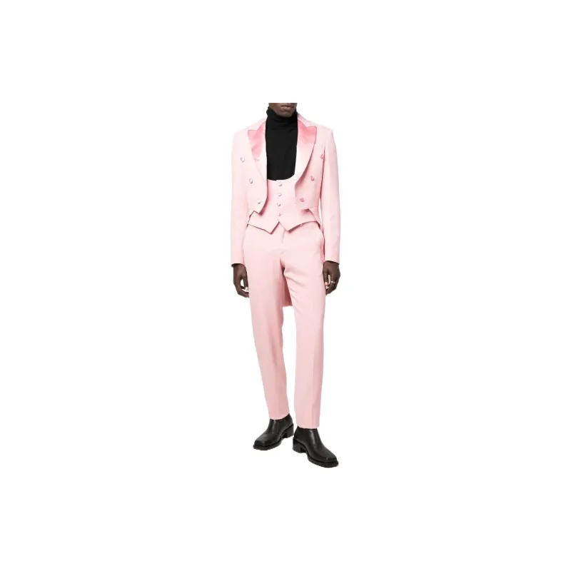 MOSCHINO Business Suits Men Pink-1