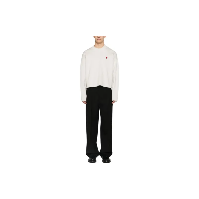 AMIPARIS Paris Ami De Coeur Logo Embroidered Knitted Jumper-1