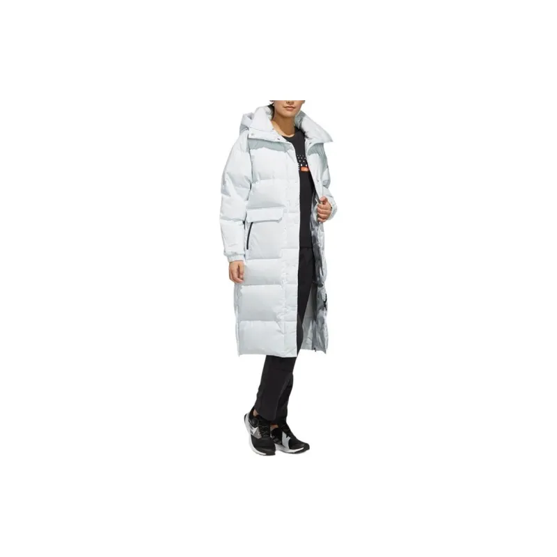 Adidas Down Jackets Women's Light Blue-2