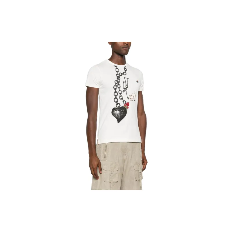 Vivienne Westwood Heart Chain T shirt-5