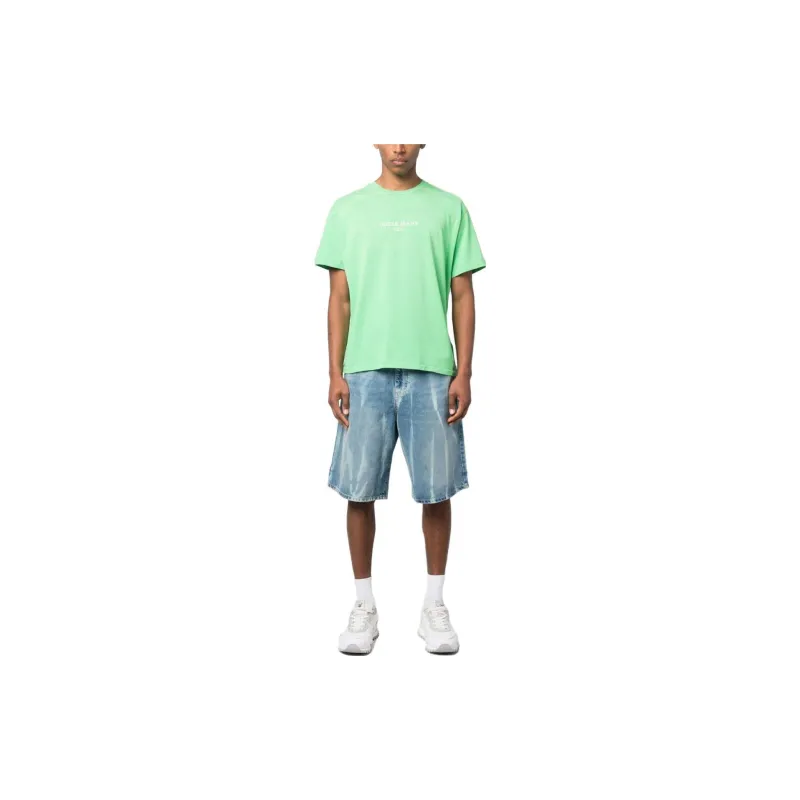 GUESS T-Shirts Men Green-2