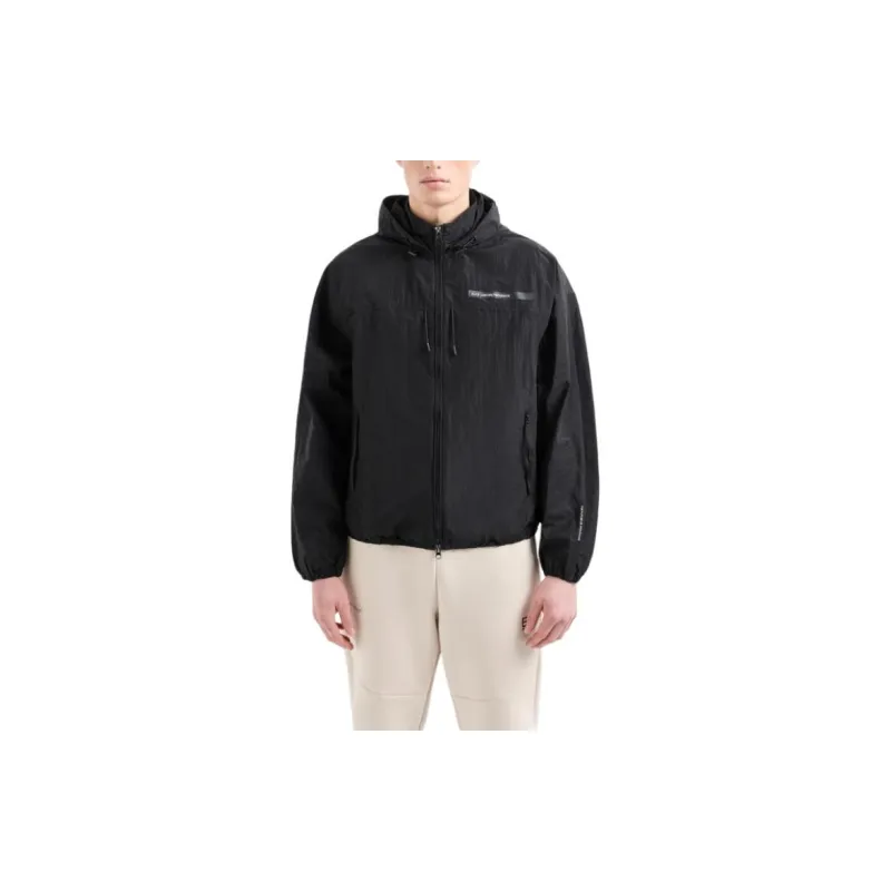EMPORIO ARMANI EA7 SS24 Jackets Coats Unisex Black-1