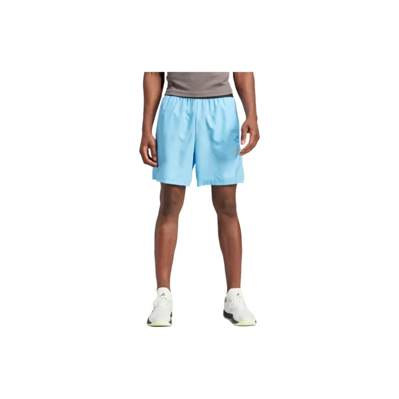 Adidas Gym+ Training Woven Shorts Sports Shorts Men's Blue-1