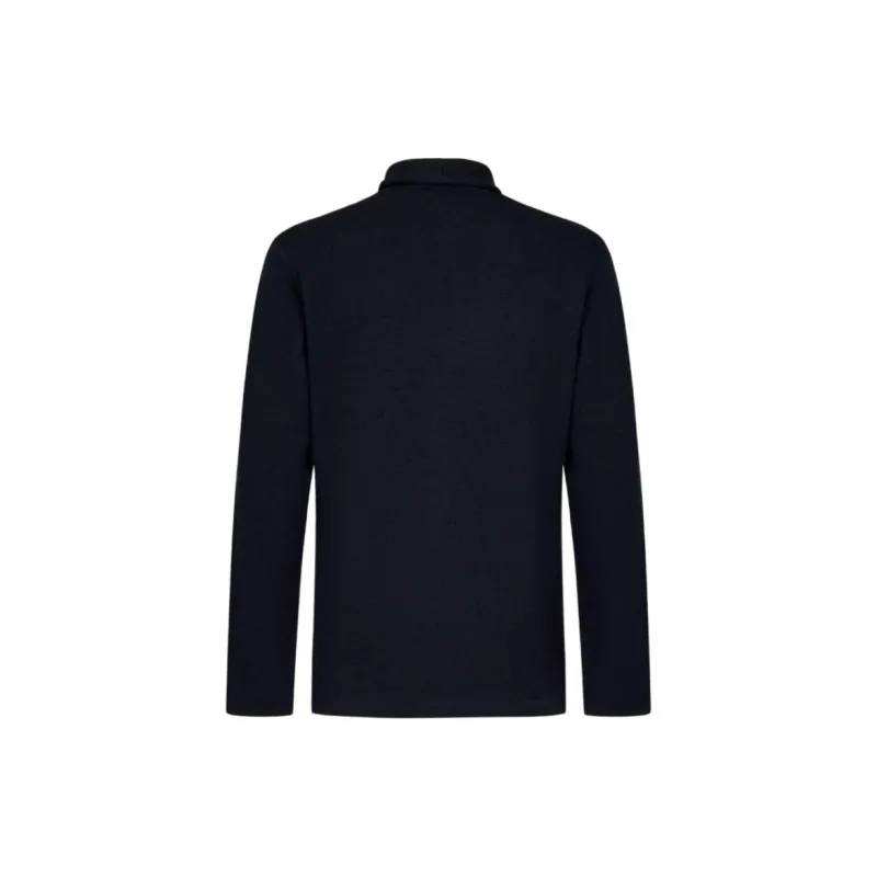 EMPORIO ARMANI Icon Plain knit Virgin wool Jacket-1