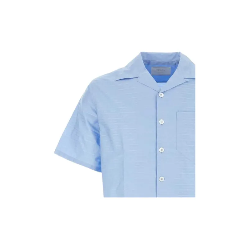 PRADA Short sleeved Cotton Shirt-2
