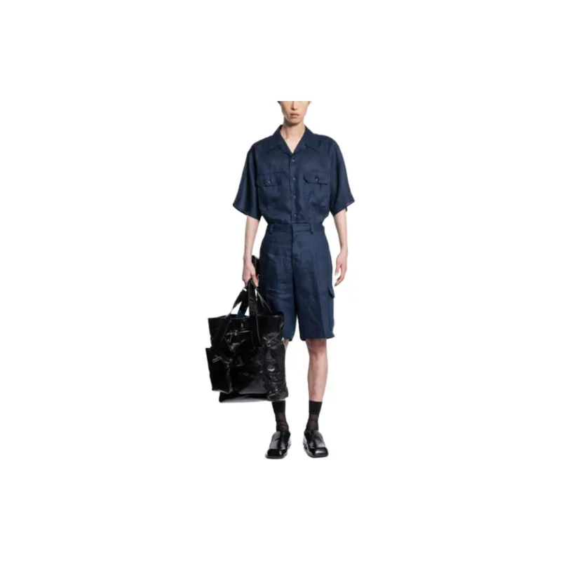 PRADA Short Sleeved Button Up Shirt-3
