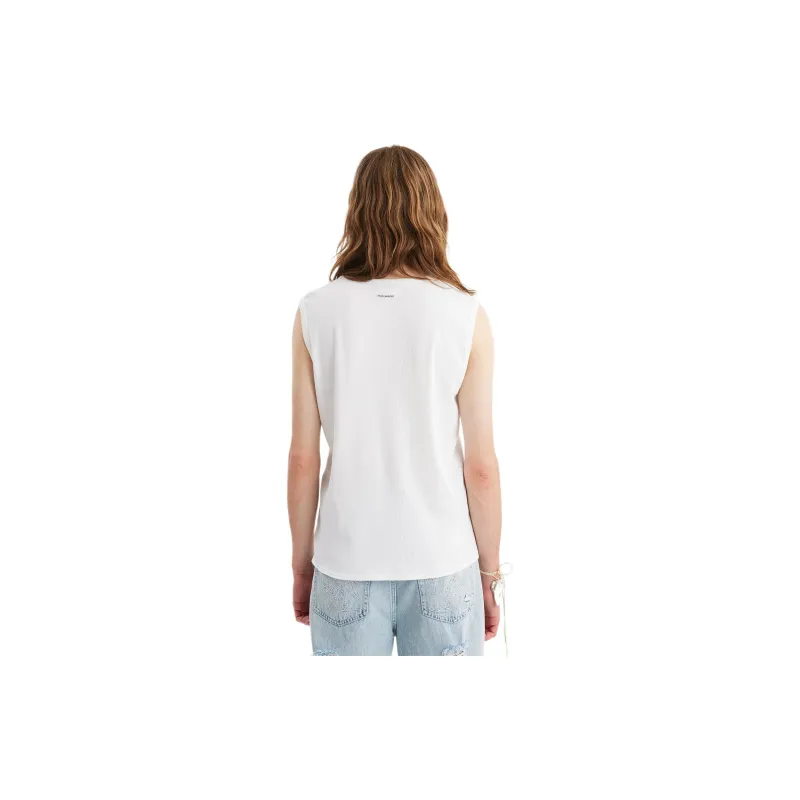 HOLZWEILER Tank Tops Men's White-1