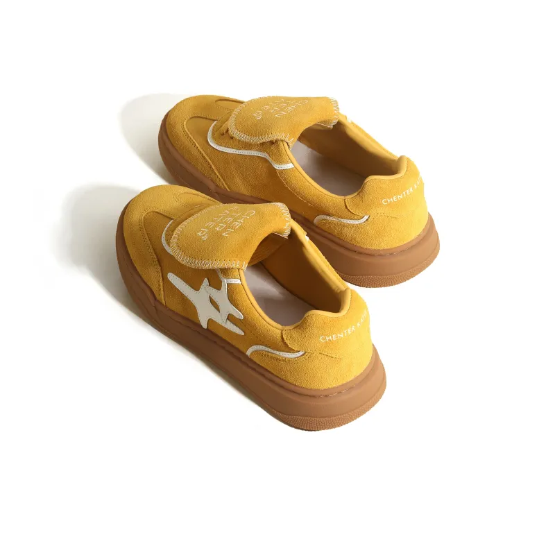 CHENTER KATER Anti-Slip And Wear-Resistant Breathable Low-Top Skateboard Shoes Women's-7