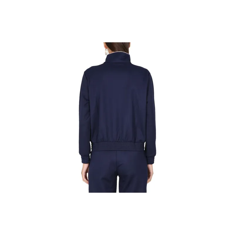 SPORTY & RICH Embroidered logo Zip up Jacket-3