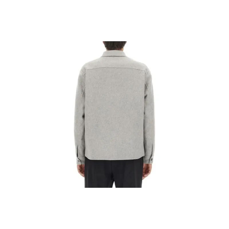 THEORY Zip Up Shirt Jacket-2