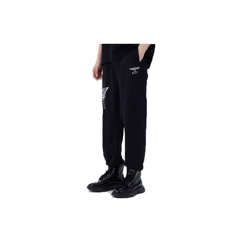 Boy London SS24 Casual Pants Men's Black-3