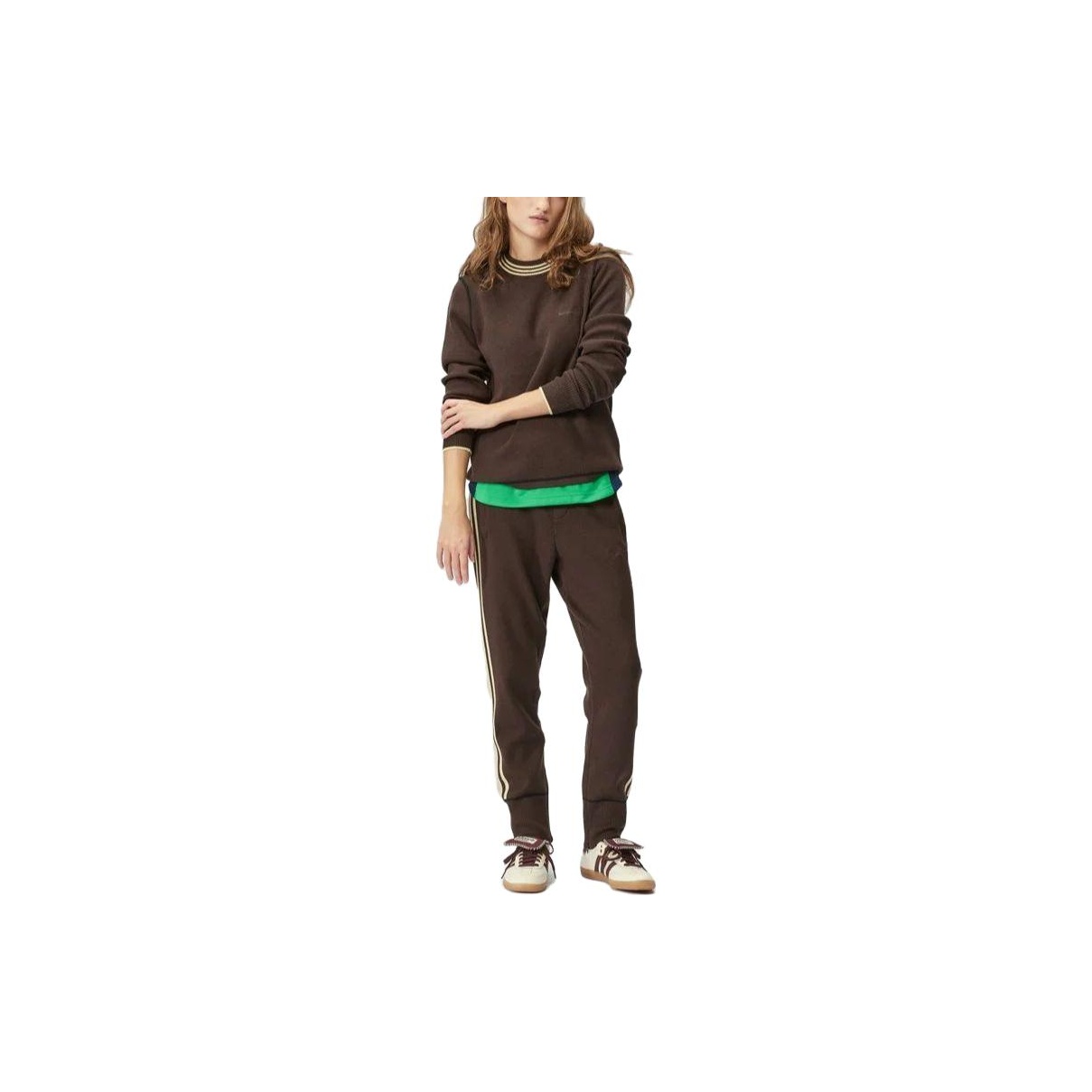 Adidas Originals X Wales Bonner Long Sleeve Knit Top - POIZON