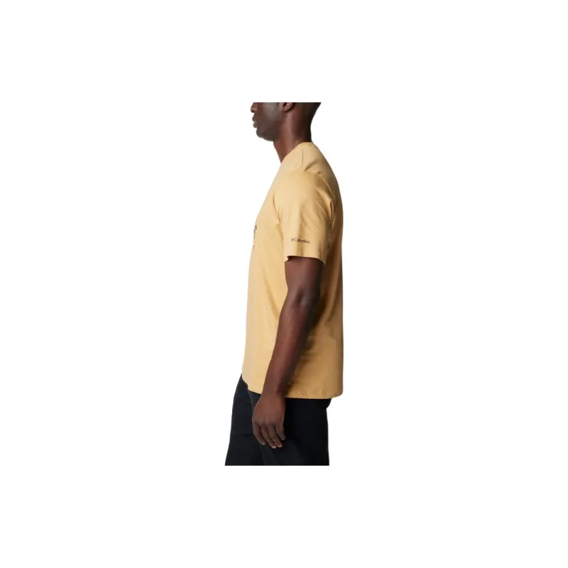 Columbia T Shirts Men Yellow-3
