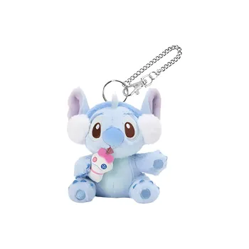 Disney Shanghai Disney Winter Day Stitch Collection Dolls Plush Pendant 9.5cm Height