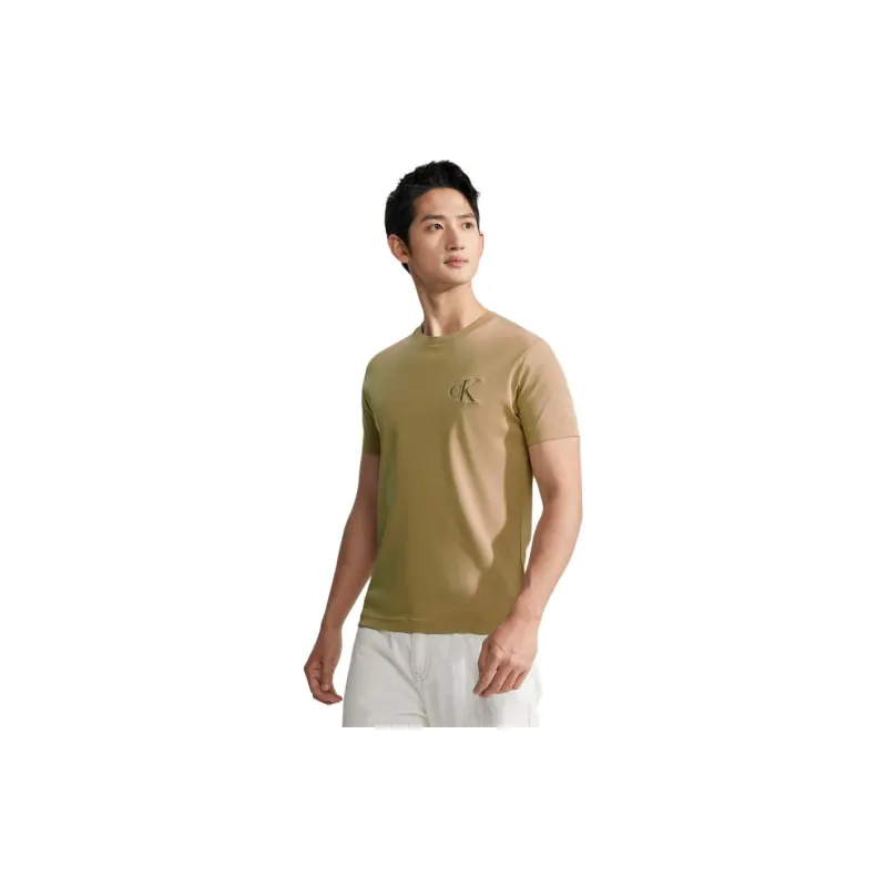 CK/Calvin Klein T Shirt Men's Khaki-1