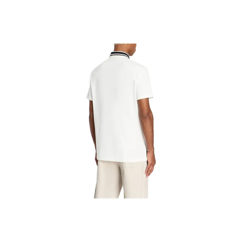 ARMANI EXCHANGE Logo appliqué Piqué Polo Shirt-2