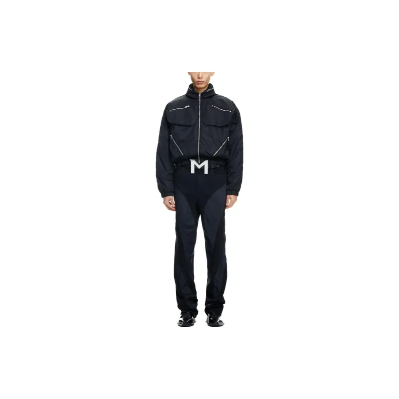 Mugler H&M Nylon Parachute Jacket Mens-1