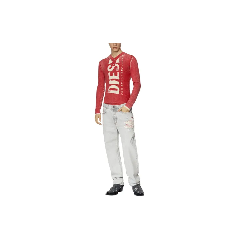 DIESEL Sweaters Men Red-2
