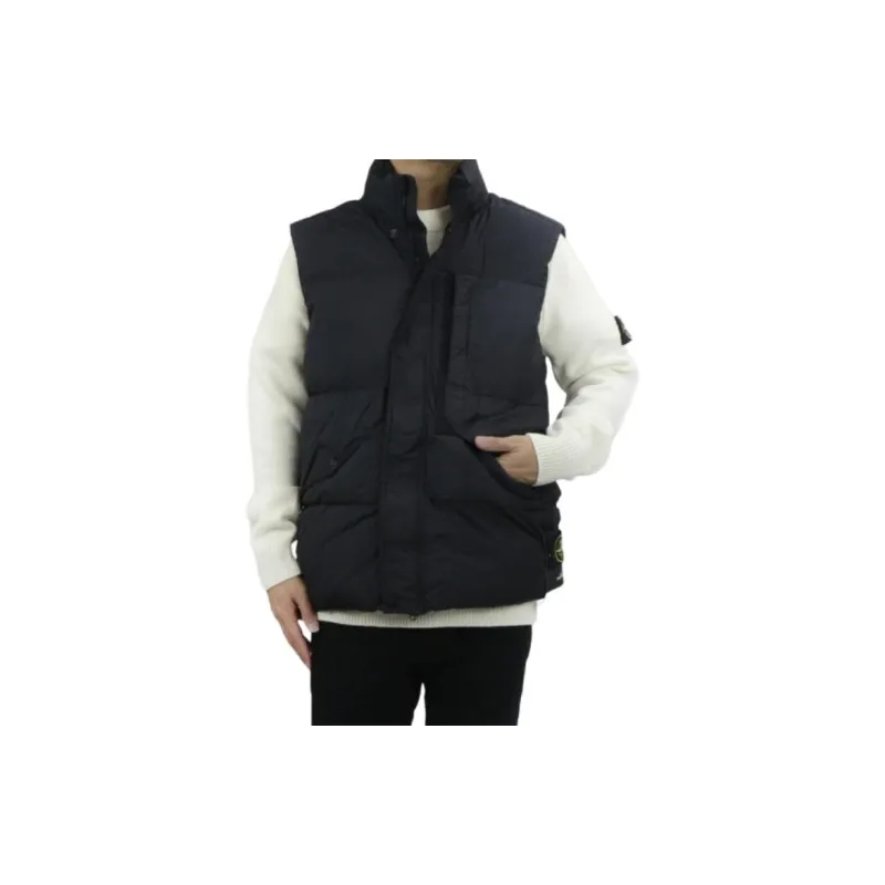 STONE ISLAND Compass patch Padded Gilet-3