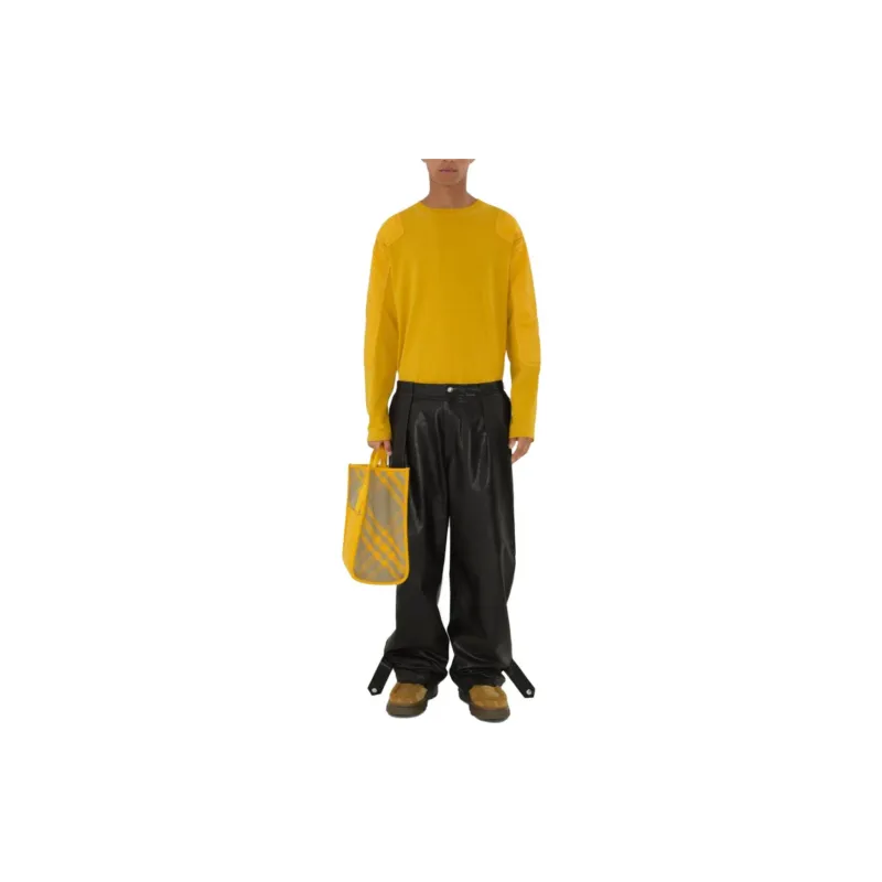Burberry Panelled Fine knit Cotton Jumper-2