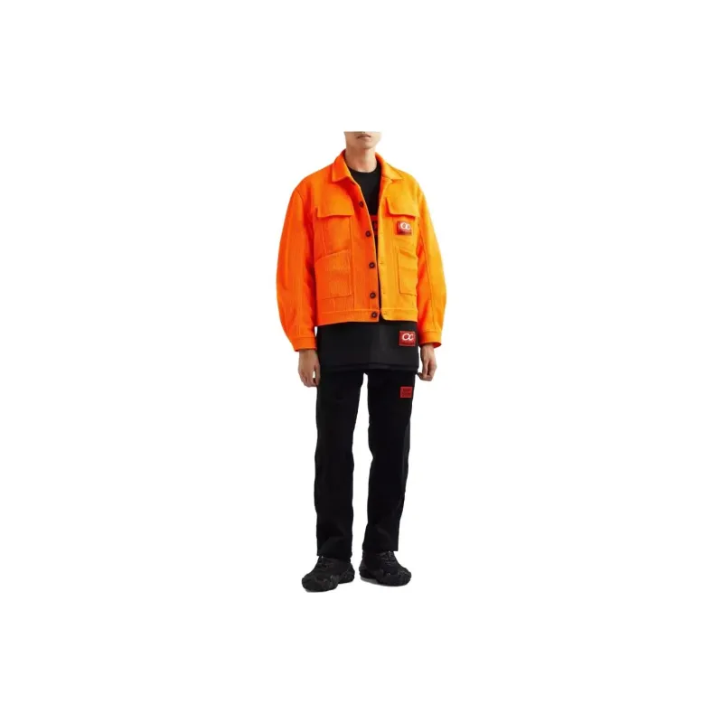 ANGUS CHIANG Jackets Men Orange-1
