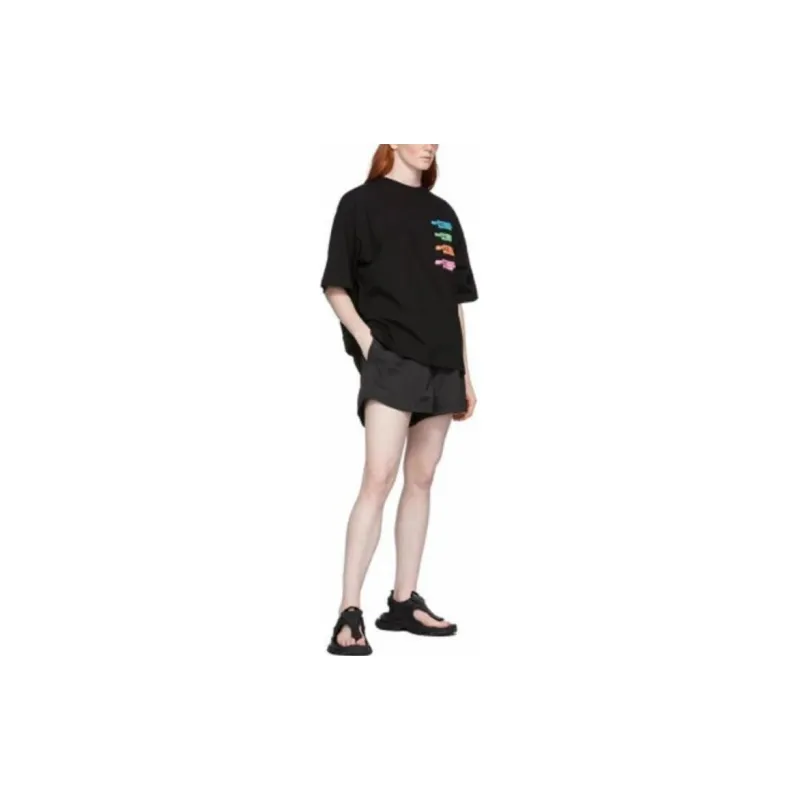 WE11DONE T Shirts Unisex Black-5