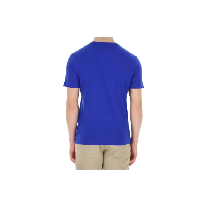 EMPORIO ARMANI EA7 SS23 Short Sleeved T Shirts Men's Blue-3