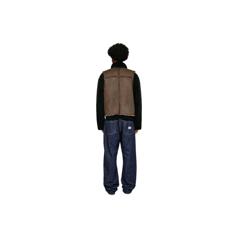 Stussy X Our Legacy Work Shop Reversible Shearling Vest-6