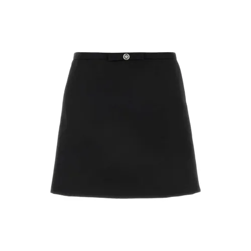 VERSACE Zip-Up Mini Skirt