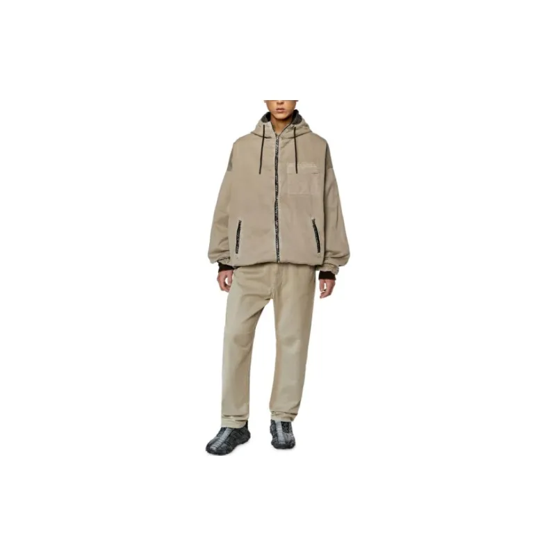 DIESEL Denim Jackets Men Khaki-1