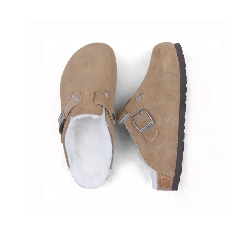 East Garden Works EVA Cork Sole Slip Resistant Abrasion Resistant Birkenstock Closed Toe Slippers Unisex-11