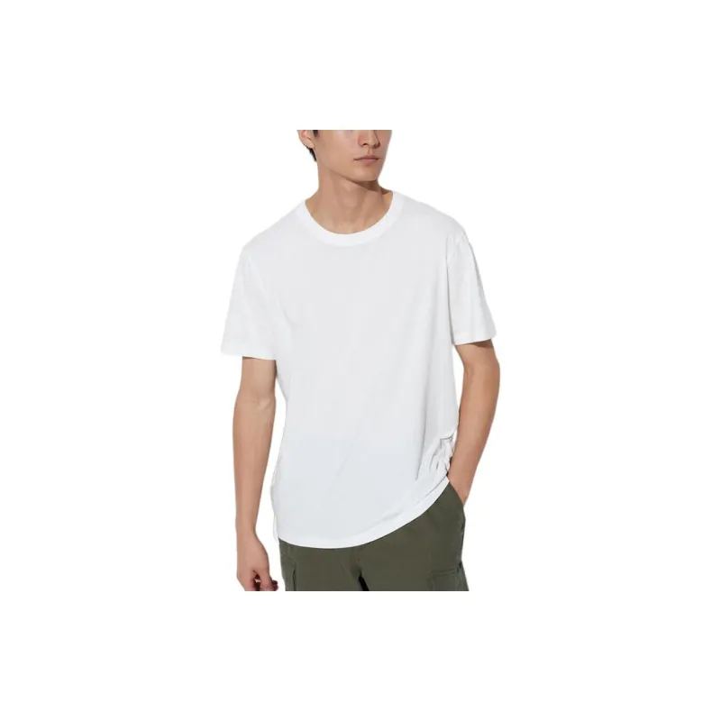 UNIQLO T Shirts Unisex 00 White-1