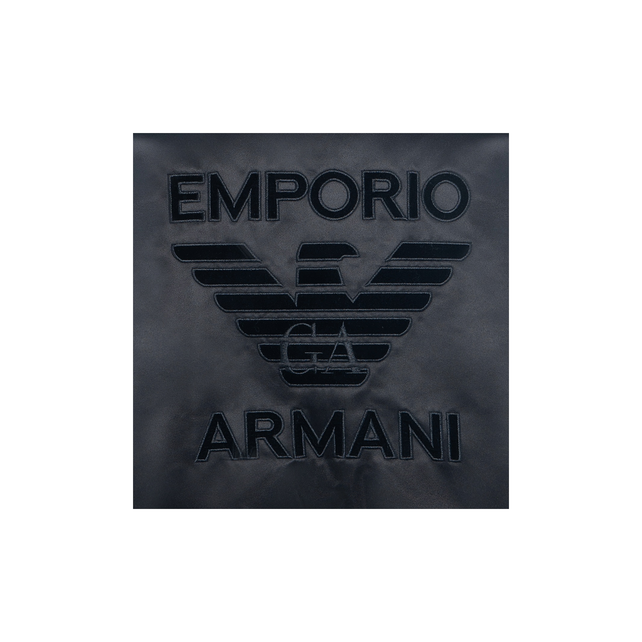 minidon20！EMPORIO ARMANI 袖ファー ジャケット Linen jacket in light blue brand EMPORIO ARMANI