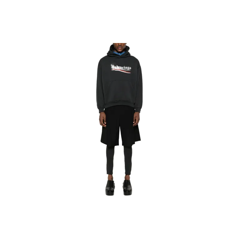 Balenciaga Sweatshirt Regular Fit Men's Black-3