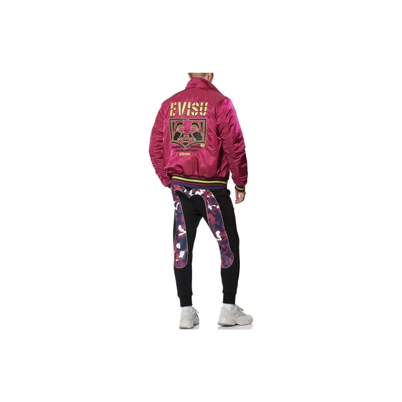 EVISU Jackets Men Burgundy-6