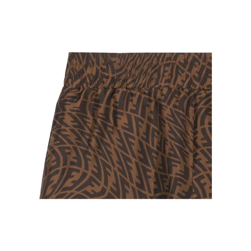 FENDI Silk Ff Vertigo Bermuda Shorts-2