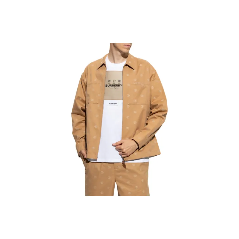 Burberry FW22 Shirt Men's Camel-1