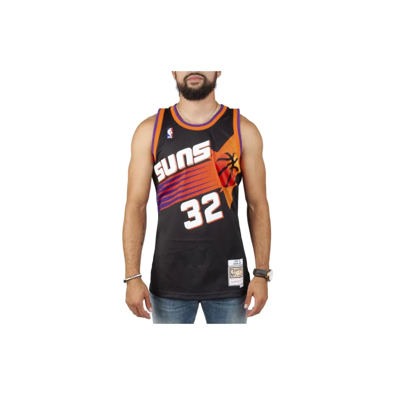 Mitchell Ness Basketball Jerseys Men Black-2