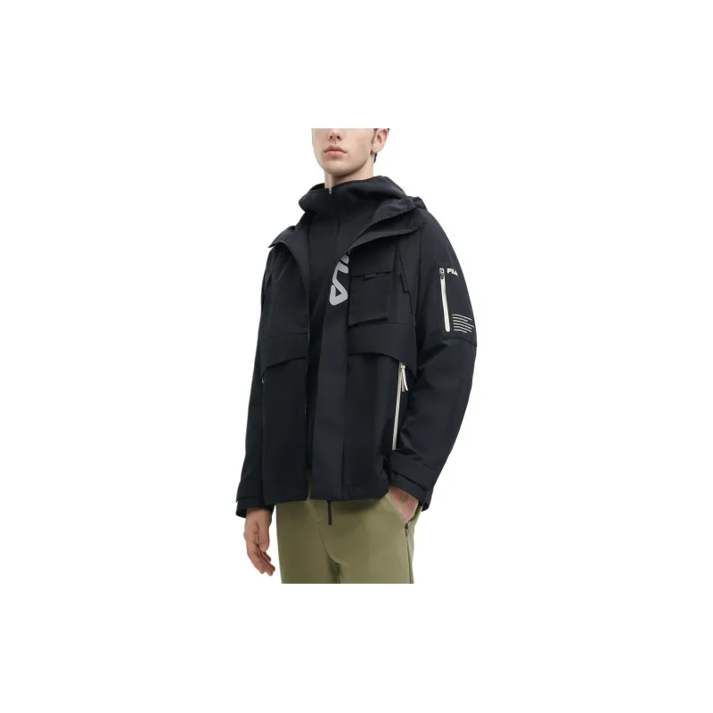 FILA Jackets & Coats Men's Jet Black-4