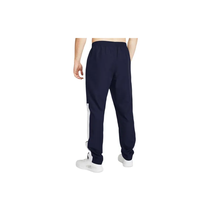Under Armour Woven Collection Knitted Sports Pants Men's Navy Blue-5