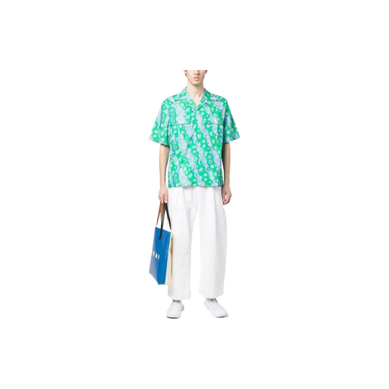 MARNI Short Sleeve Bowling Shirt-1