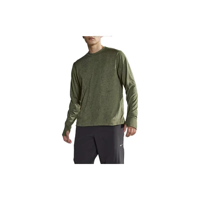 Nike T Shirts Men Medium Olive Green-3