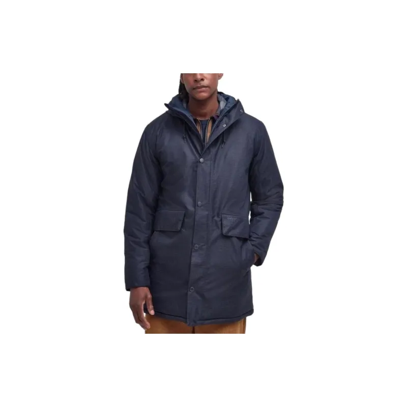 BARBOUR Winter City Waterproof Parka Coats Men's Marine Blue-1