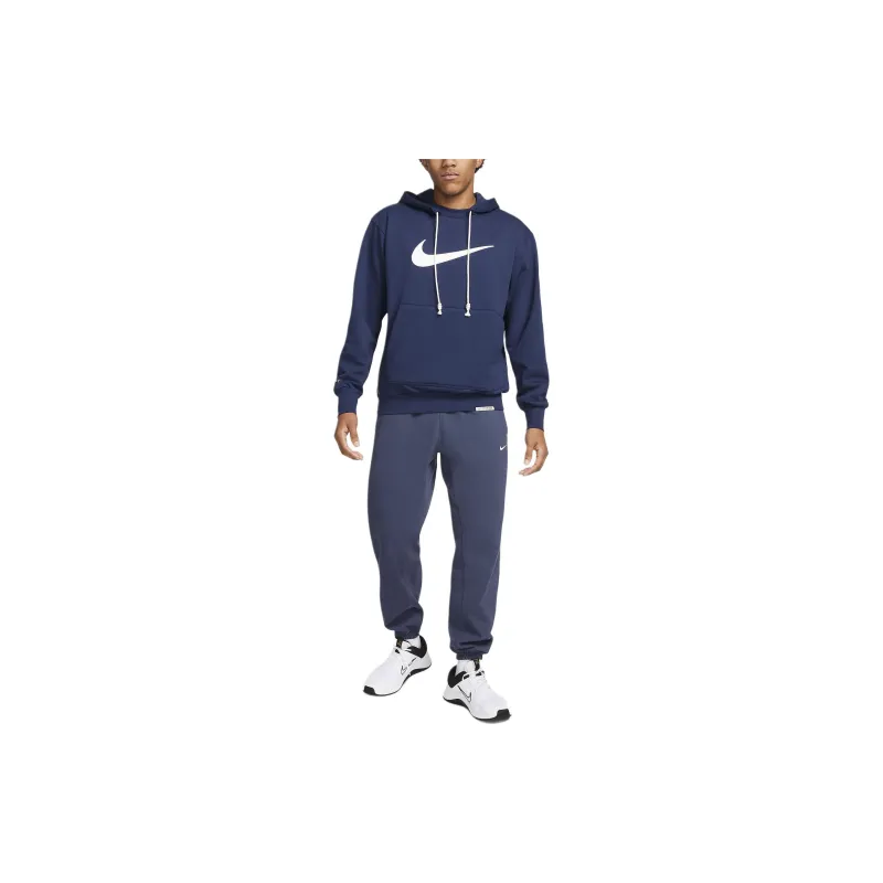 Nike Dri FIT Baseball Pullover Hoodie Sweatshirt Men's Blue-2