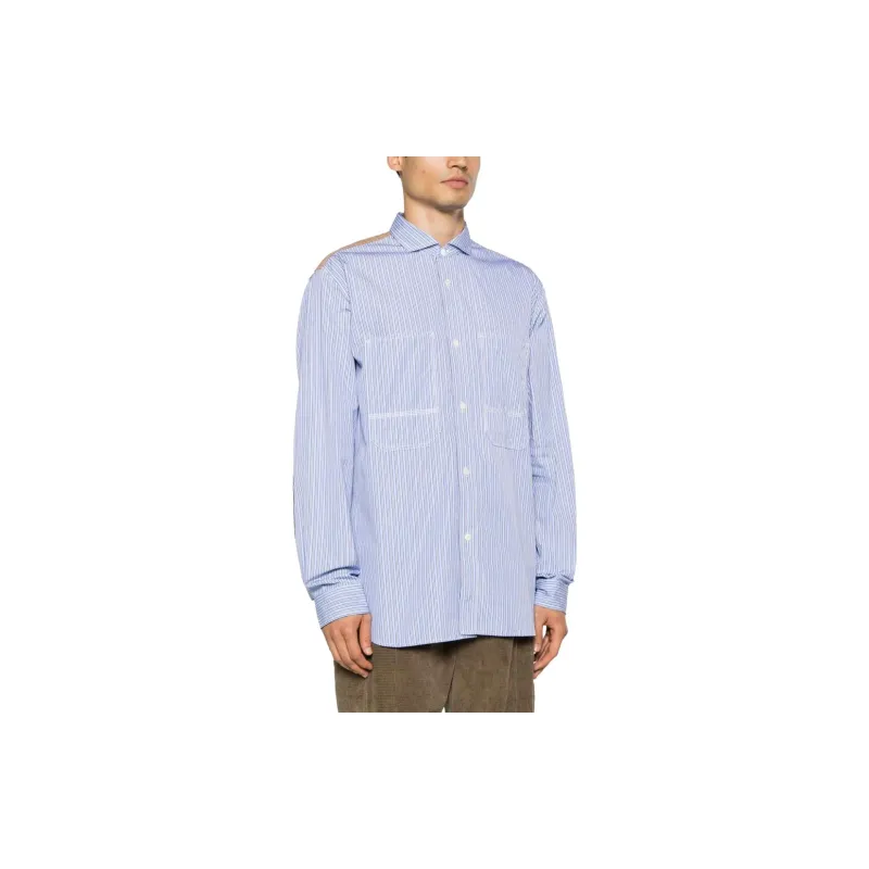 JUNYA WATANABE Panelled Cotton Shirt-3