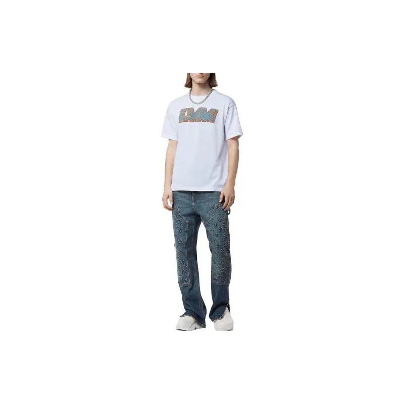 LOUIS VUITTON Regular T Shirt Men's White-3