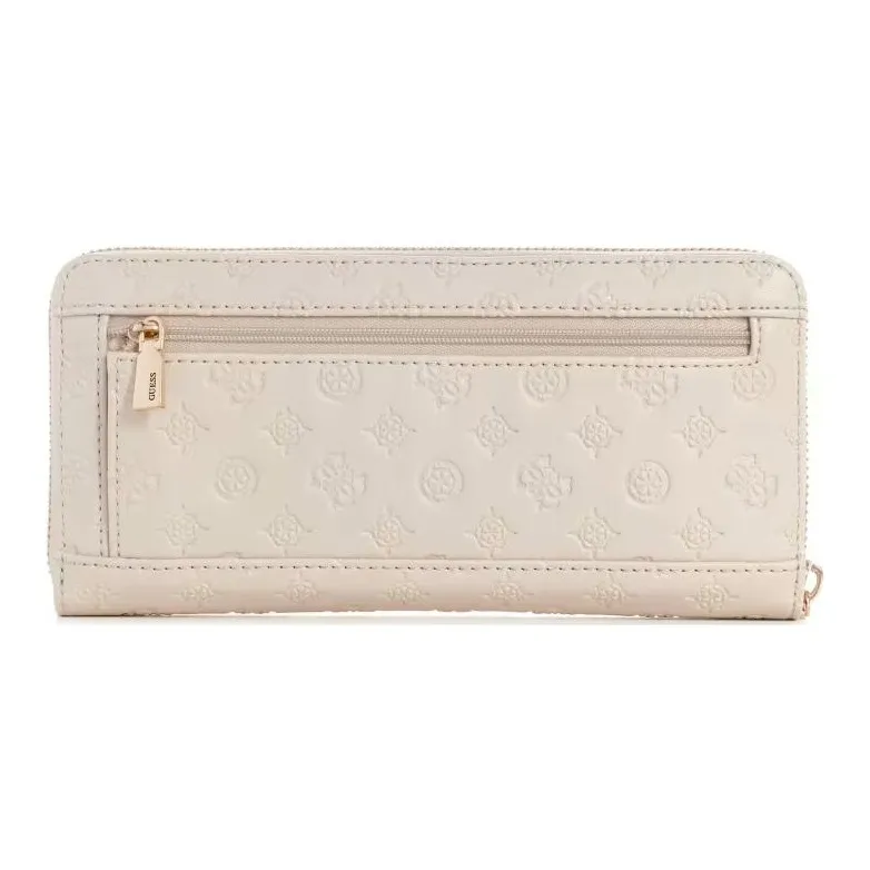 GUESS Artificial Leather Wallet Regular Women's Beige-2